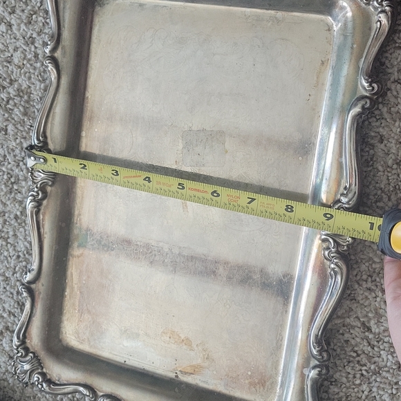 Set of 3 Vintage Silver Trays - Picture 11 of 12